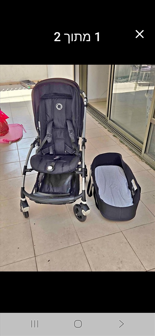 תמונה 1 ,בוגבו פוקס למכירה בבני ברק לתינוק ולילד  עגלות ועגלות טיול