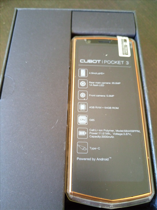 תמונה 1 ,Cubot pocket mini 3 למכירה בנתניה סלולרי  סמארטפונים