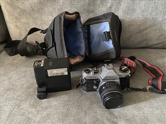 תמונה 1 ,מצלמת פילם Asahi Pentax + פלאש למכירה בהרצליה צילום  מצלמת פילם