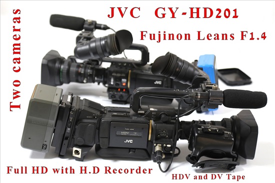 תמונה 3 ,שתי מצלמות וידיאו JVC למכירה בעכו צילום  מצלמת וידאו