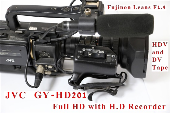 תמונה 1 ,מצלמת וידיאו JVC GY-HD201 למכירה בעכו צילום  מצלמת וידאו