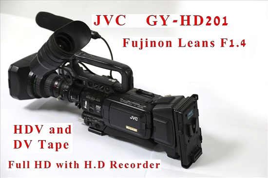 תמונה 2 ,מצלמת וידיאו JVC GY-HD201 למכירה בעכו צילום  מצלמת וידאו