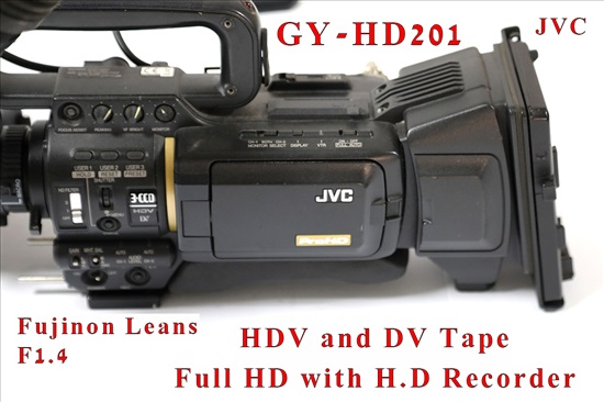 תמונה 5 ,מצלמת וידיאו JVC GY-HD201 למכירה בעכו צילום  מצלמת וידאו
