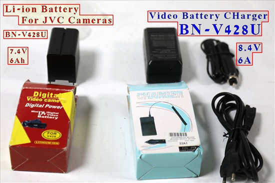 תמונה 1 ,מטען וסוללה למצלמת JVC למכירה בעכו צילום  אביזרים למצלמות