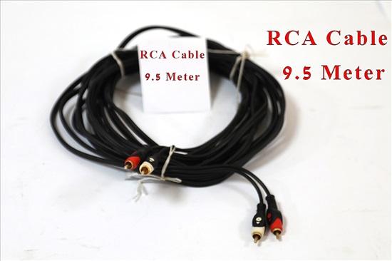 תמונה 2 ,כאבל RCA באורך 9.5 מתר למכירה בעכו סטריאו ונגנים  אביזרים