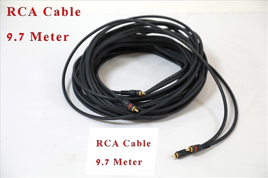 תמונה 2 ,כאבל RCA באורך 9.7 מתר  למכירה בעכו סטריאו ונגנים  אביזרים