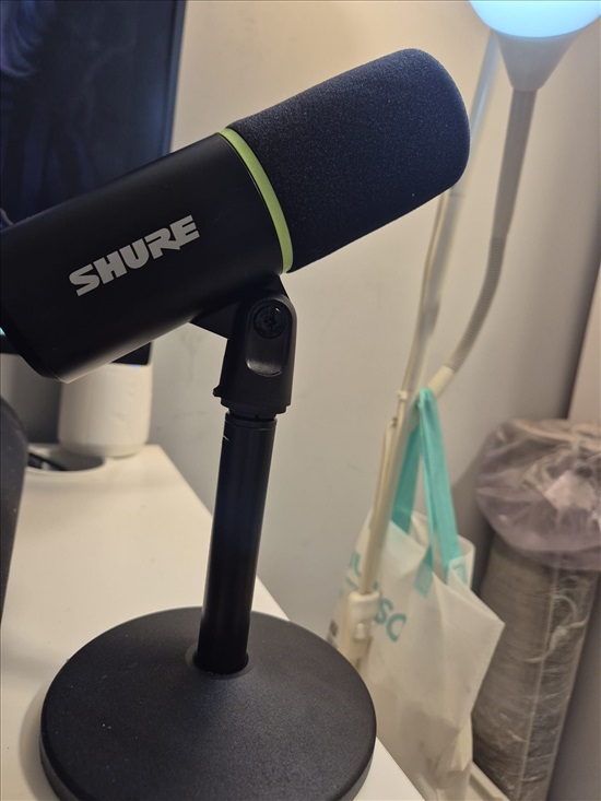 תמונה 1 ,מיקרופון - Shure MV6 למכירה במגדל העמק ציוד לדיג'יי ואולפנים  מיקרופונים