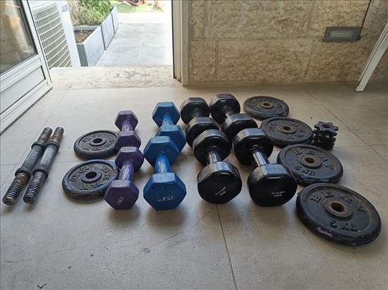 תמונה 1 ,משקולות למכירה בגבעון החדשה ציוד ספורט  אביזרי ספורט