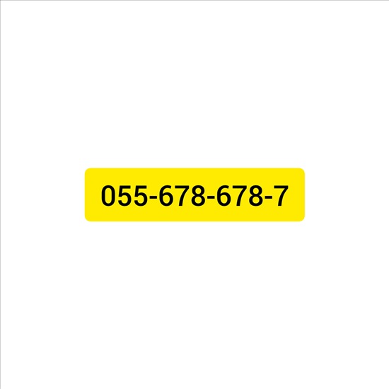 תמונה 1 ,מספר כשר חזק 055-678-678-7 למכירה בבני ברק סלולרי  מספרי זהב