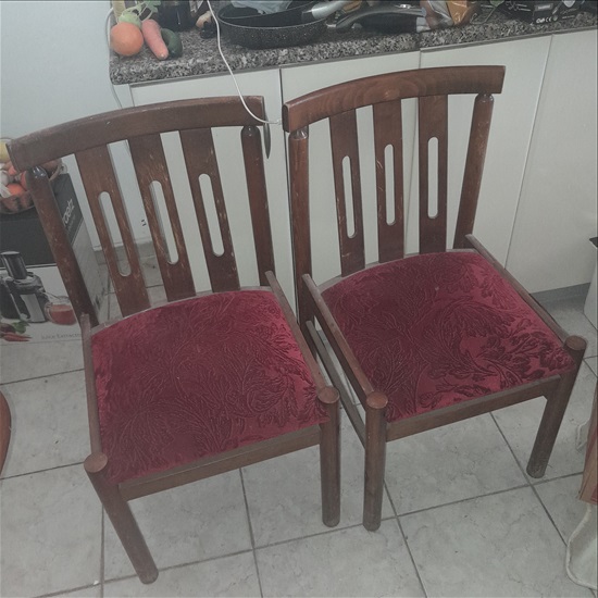 תמונה 2 ,שולחן אוכל עם 4 כסאות למכירה בחולון ריהוט  שולחנות