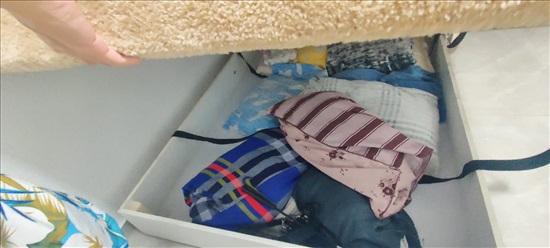תמונה 2 ,מיטה זוגית נפתחת עם ארגז מצעים למכירה בנתניה ריהוט  מיטות