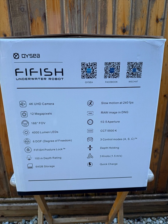 תמונה 8 ,רחפן תת-ימי QYSEA FIFISH V6 למכירה בחיפה צילום  מצלמת פילם