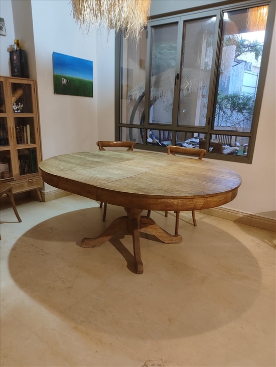 תמונה 2 ,שולחן  אוכל עגול בוקיצה  למכירה בבאר שבע ריהוט  שולחנות