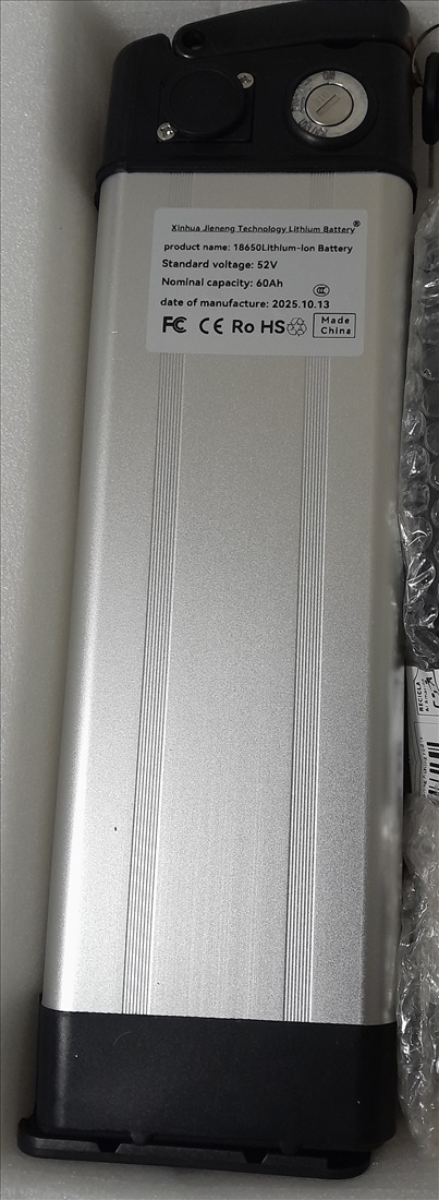 תמונה 1 ,סוללה  חדשה באריזה 52v60a למכירה בחולון אופניים  אופניים חשמליים