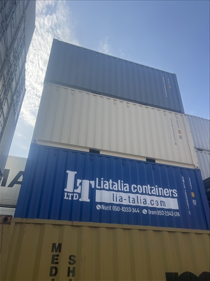 תמונה 2 ,מכולות חדשות 40 /20 רגל למכירה למכירה באשדוד  מבנים ניידים  אחר