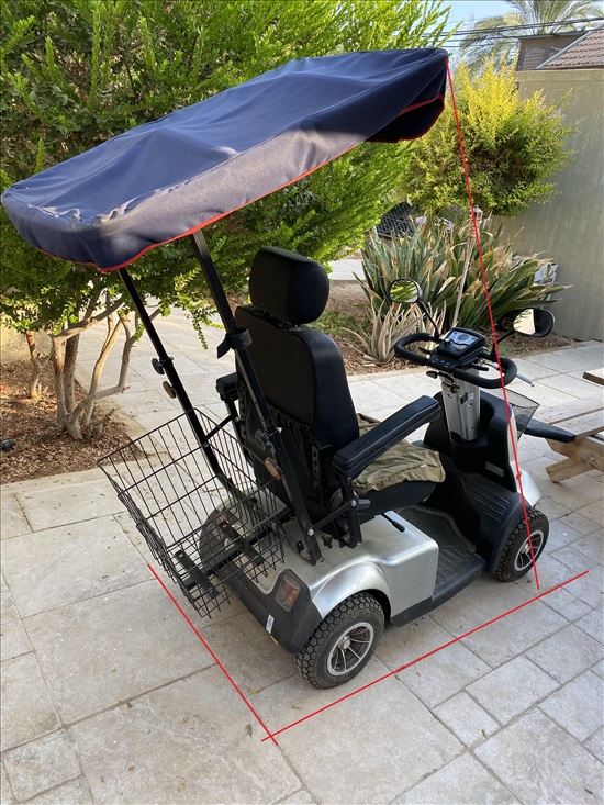 תמונה 1 ,קלנועית אפיקים למכירה בנאות הככר ציוד סיעודי/רפואי  קלנועית
