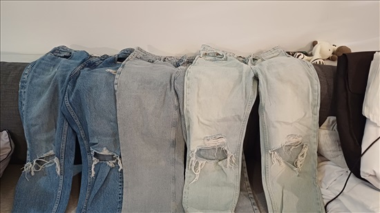תמונה 3 ,6ג'ינסים של ZARA  מידה 36*  למכירה בבת ים ביגוד ואביזרים  ג'ינסים ומכנסיים