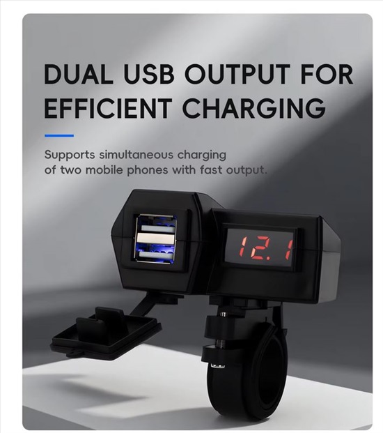 תמונה 4 ,מטען usb לאופנוע ואופניים  למכירה בפתח תקווה אופניים  אביזרים