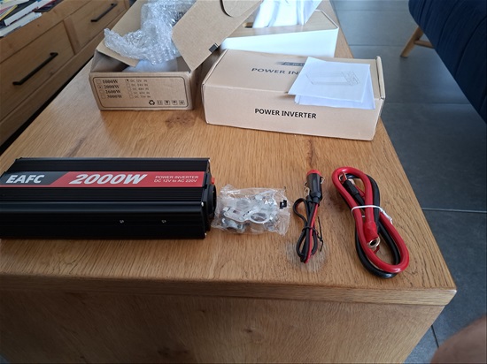 תמונה 2 ,ממיר מתח 2000W אל 12V על220V למכירה בבאר יעקוב קמפינג ונופש  אביזרים לרכב שטח