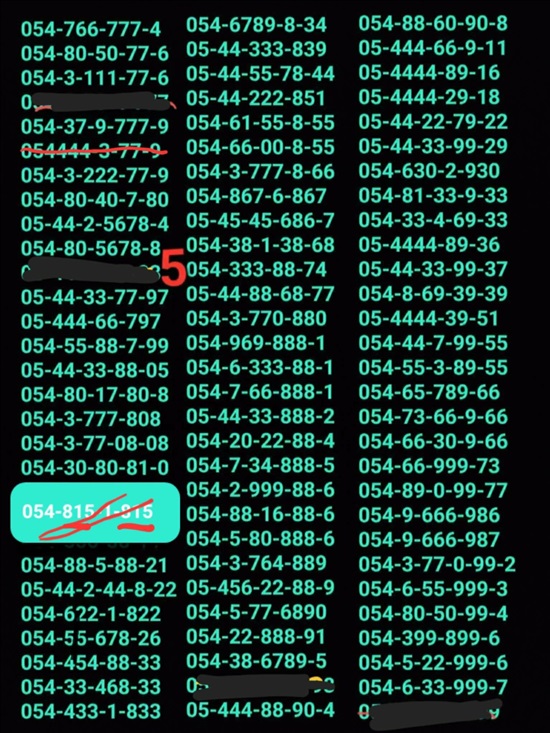 תמונה 9 ,מספרי זהב, מחירים זולים  למכירה בתל אביב סלולרי  מספרי זהב