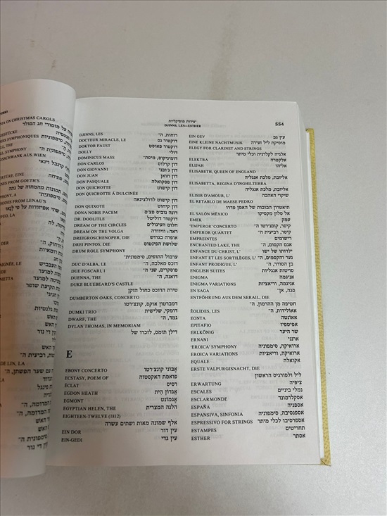 תמונה 12 ,ספר לקסיקון דביר מוסיקה 1990 למכירה בנתניה ספרות ומאמרים  ספרי עיון ואלבומים