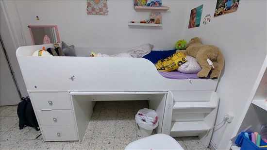 תמונה 1 ,מיטת יחיד משולבת למכירה בפתח תקווה ריהוט  מיטות
