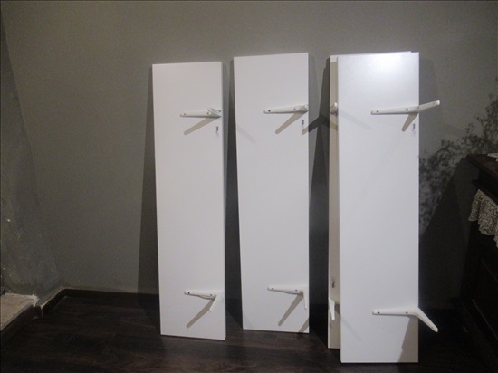 תמונה 1 ,4 מדפים לבנים 120X30ס"מ מ:IKEA למכירה בירושלים ריהוט  מדפים