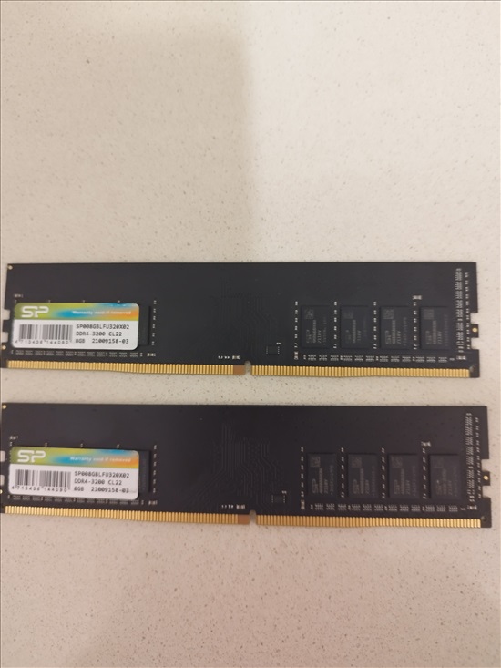 תמונה 1 ,DDR4 3200 2x8Gb 16GB למכירה ברחובות מחשבים וציוד נלווה  כרטיס זכרון