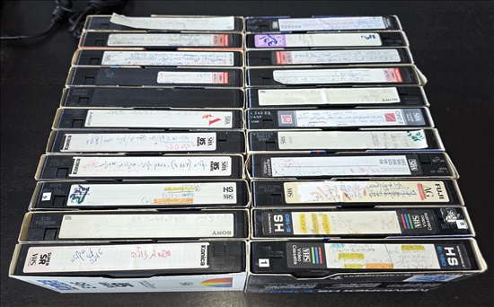 תמונה 1 ,✨ 22 קלטות וידאו VHS מוקלטות למכירה בתל אביב אספנות  אחר