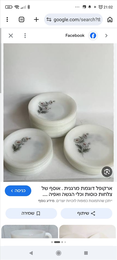 תמונה 1 ,ארקופל צרפת - דגם מרגנית  למכירה בקרית אתא כלי מטבח  שונות