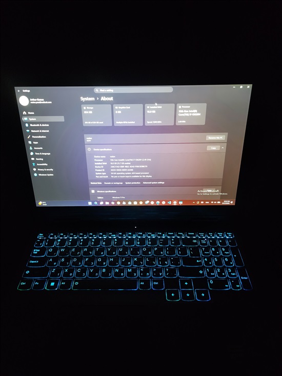 תמונה 1 ,Lenovo LOQ i7 RTX 4060 16GB 1T למכירה בשייח דנון מחשבים וציוד נלווה  מחשב נייד