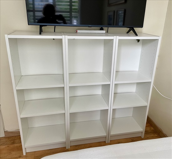 תמונה 1 ,Ikea, ארון מדף ספרים, 3* למכירה ברעננה ריהוט  ספריה