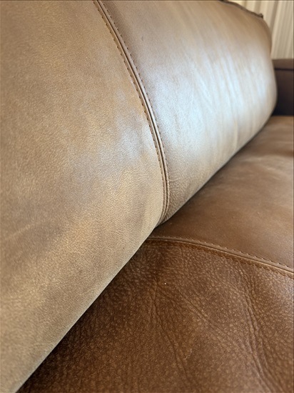 תמונה 4 ,ספת עור אמיתי למכירה בתל אביב ריהוט  סלון