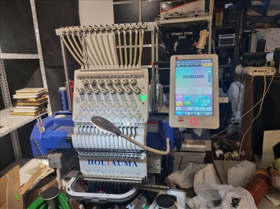 תמונה 1 ,מכונת רקמה תעשייתית  למכירה בביתר עילית ציוד לעסקים  מכונת תפירה