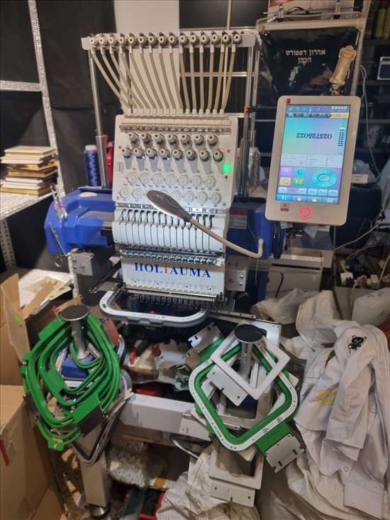 תמונה 4 ,מכונת רקמה תעשייתית  למכירה בביתר עילית ציוד לעסקים  מכונת תפירה