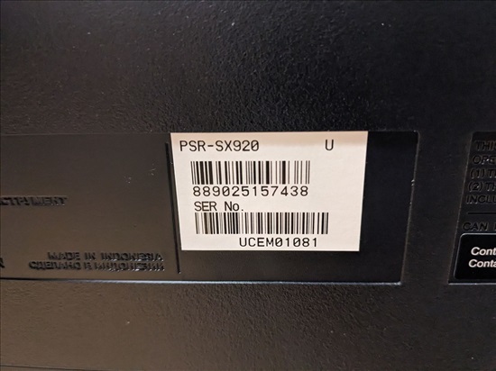 תמונה 2 ,Yamaha PSR-SX920 61-Key Arrang למכירה בTel Aviv כלי נגינה  אורגן