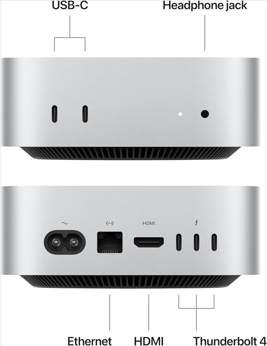 תמונה 4 ,Mac Mini M4 למכירה בירושלים מחשבים וציוד נלווה  מחשב שולחני