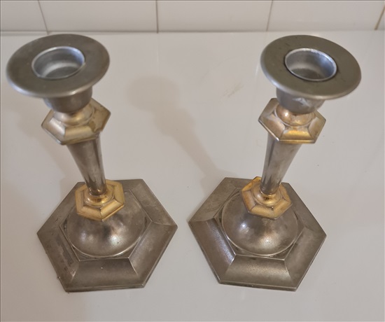תמונה 2 ,פמוטי וינטג' מוכספים  למכירה באילת אספנות  חפצי נוי