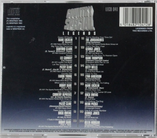 תמונה 2 ,Country Collection Vol 3  למכירה ברמת השרון מוסיקה וסרטים  cd