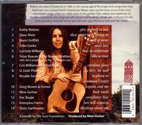 תמונה 2 ,Remembering Kate Wolf למכירה ברמת השרון מוסיקה וסרטים  cd