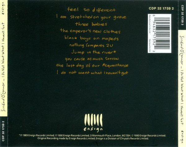 תמונה 2 ,Sinead O'Connor I do not Want  למכירה ברמת השרון מוסיקה וסרטים  cd