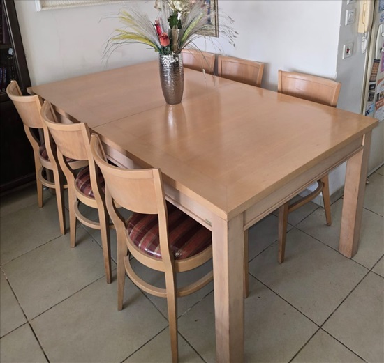 תמונה 4 ,פינת אוכל מעץ מלא למכירה באלעד ריהוט  פינת אוכל