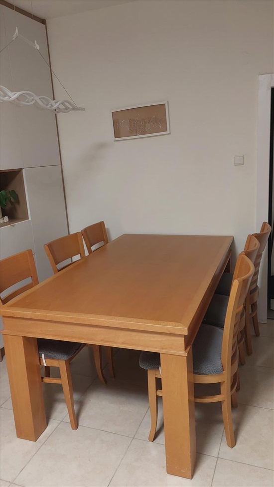 תמונה 3 ,שולחן פינת אוכל ו-6 כיסאות למכירה בחולון ריהוט  פינת אוכל