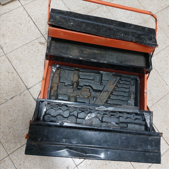תמונה 2 ,ארגז כלים מתכת מתקפל 20x20x46  למכירה בהוד השרון כלי עבודה  ארגזי כלים
