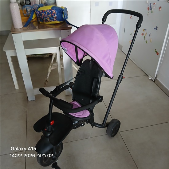 תמונה 1 ,תלת אופן סגול  למכירה בקרית אונו לתינוק ולילד  שונות