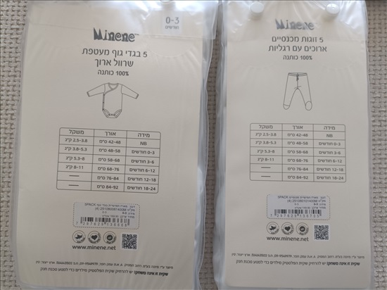 תמונה 1 ,סט לתינוקות למכירה בנתניה לתינוק ולילד  ביגוד והנעלה