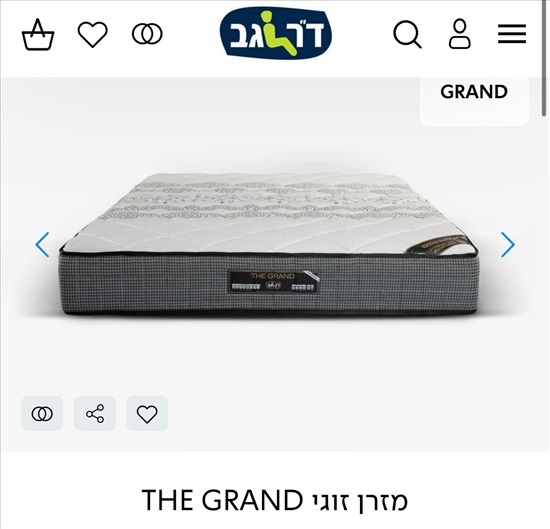 תמונה 1 ,מזרן 140*190 ד״ר גב למכירה בתל אביב - יפו ריהוט  מזרנים