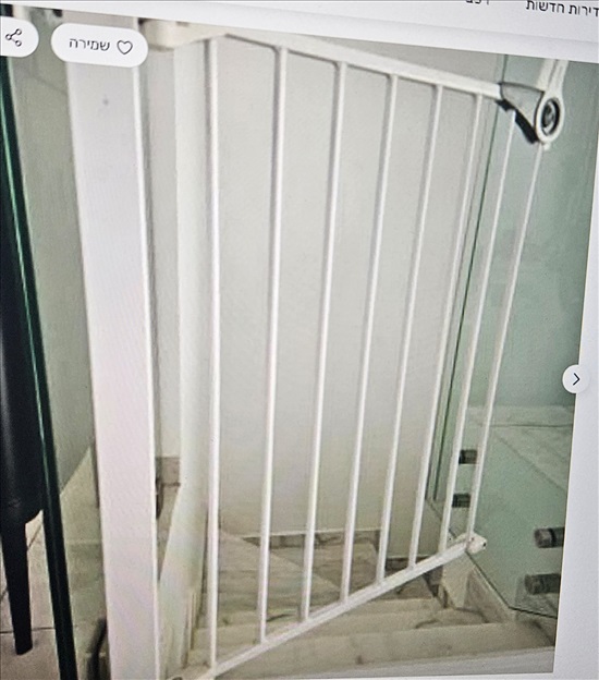 תמונה 3 ,שער בטיחות למעקה מדרגות  למכירה בראשון לציון לתינוק ולילד  אביזרי בטיחות