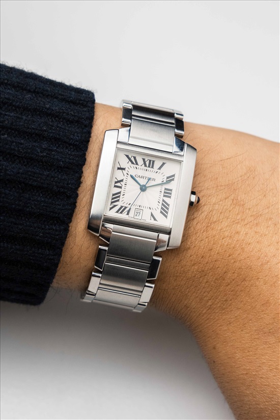 תמונה 4 ,"קרטייה טנק פראנסז" Cartier Ta למכירה בהרצלייה תכשיטים  שעונים