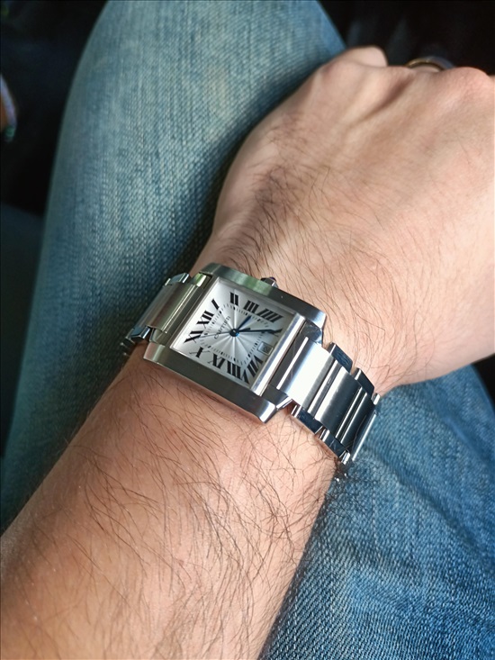 תמונה 3 ,"קרטייה טנק פראנסז" Cartier Ta למכירה בהרצלייה תכשיטים  שעונים
